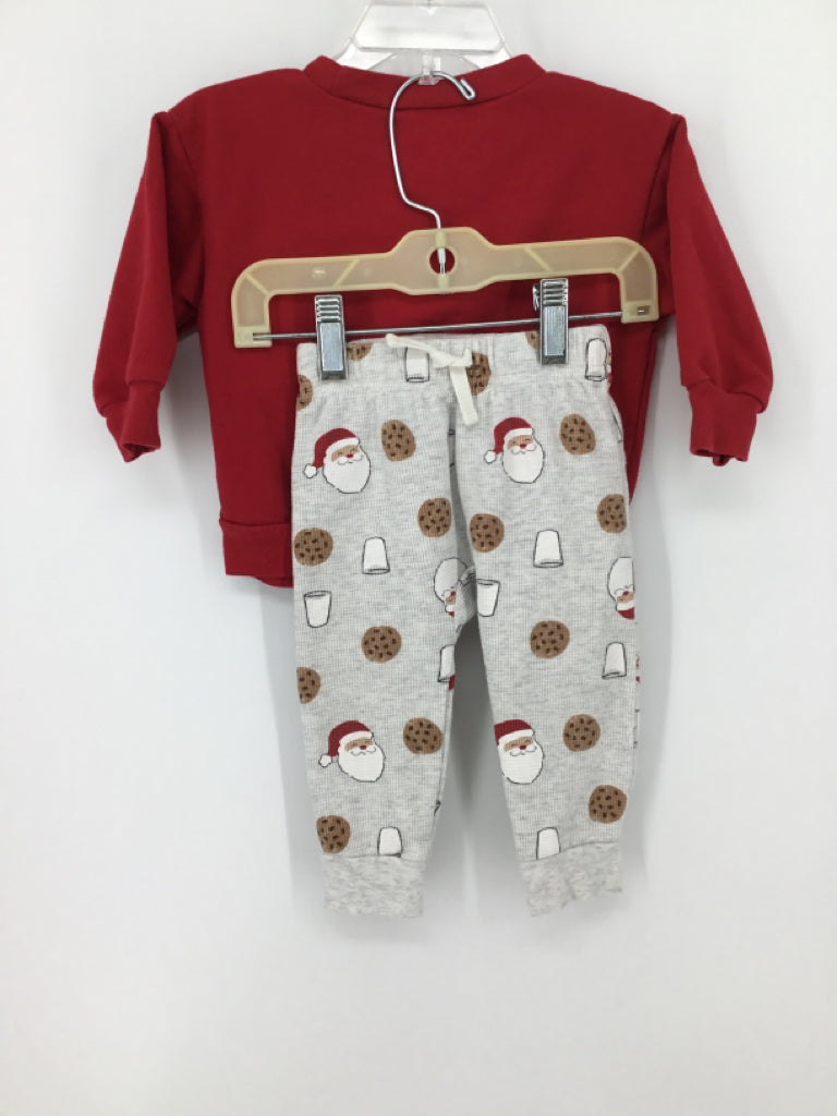 Child of Mine Child Size 6-9 Months Red Christmas Outfit