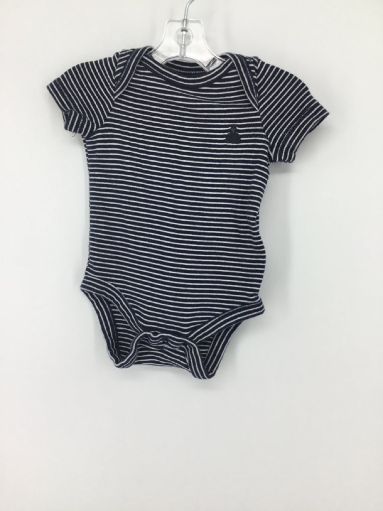 Baby Gap Child Size 0-3 Months Navy Onesie