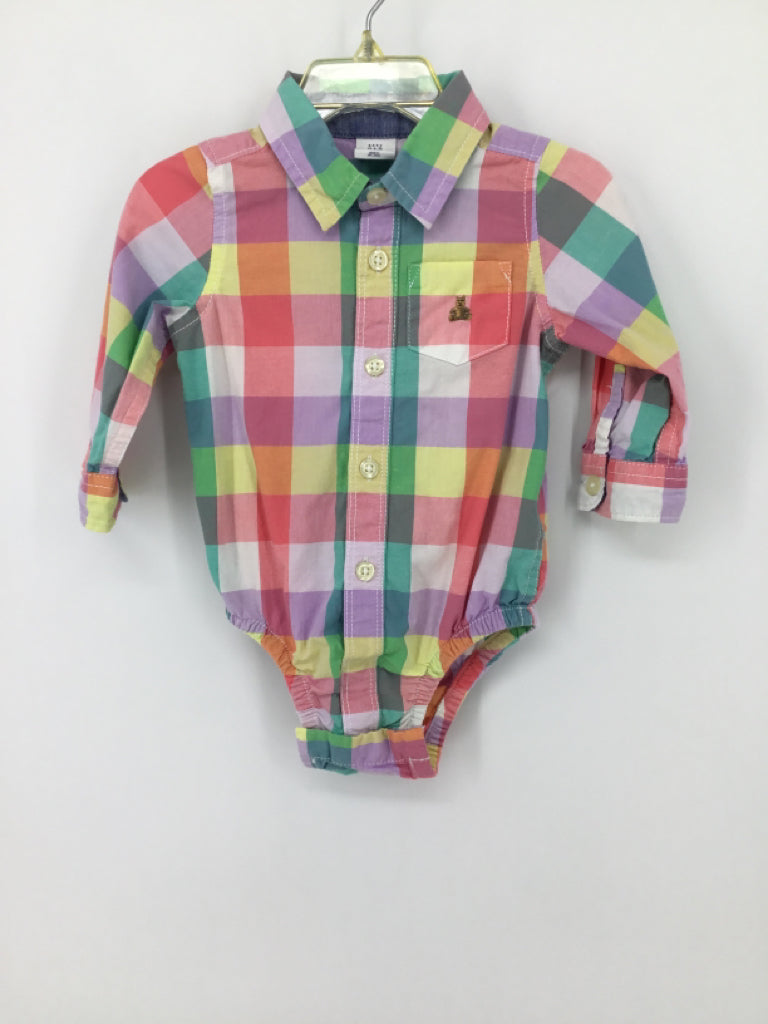 Baby Gap Child Size 6-12 Months Multi-Color Onesie