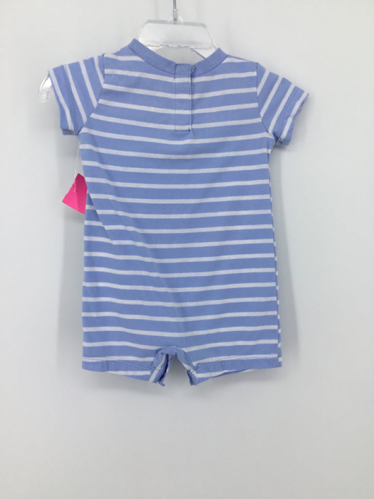 Nike Child Size 3 Months Blue Stripe Outfit - boys
