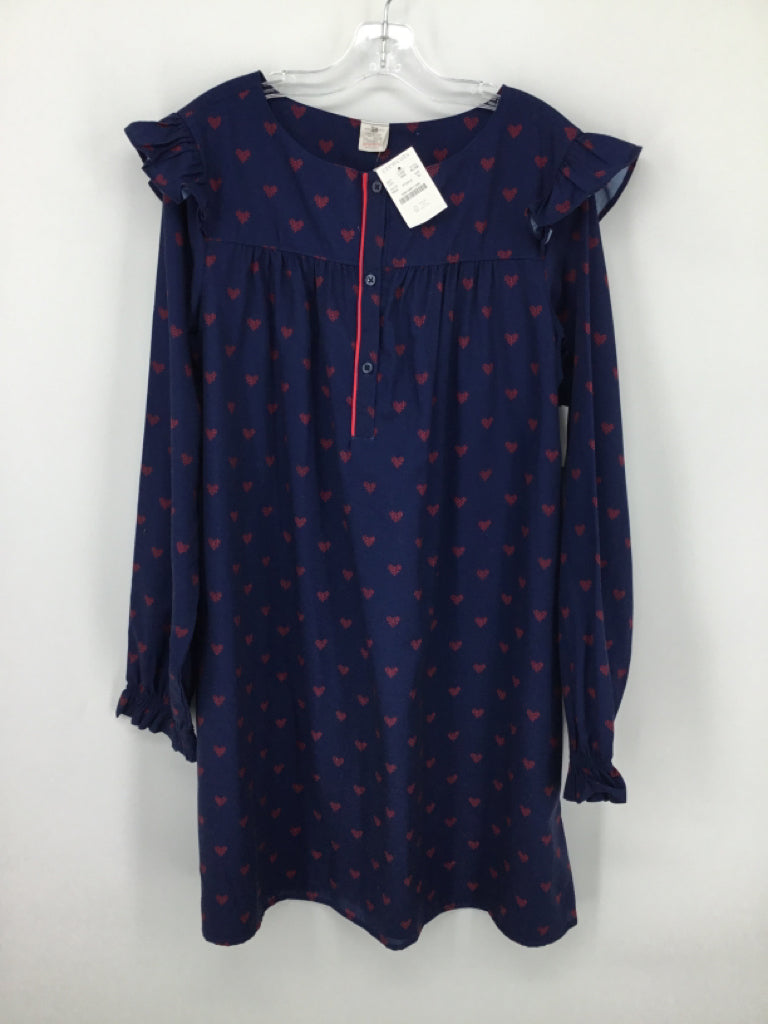 Crewcuts Child Size 12 Navy Valentine's Day Pajamas