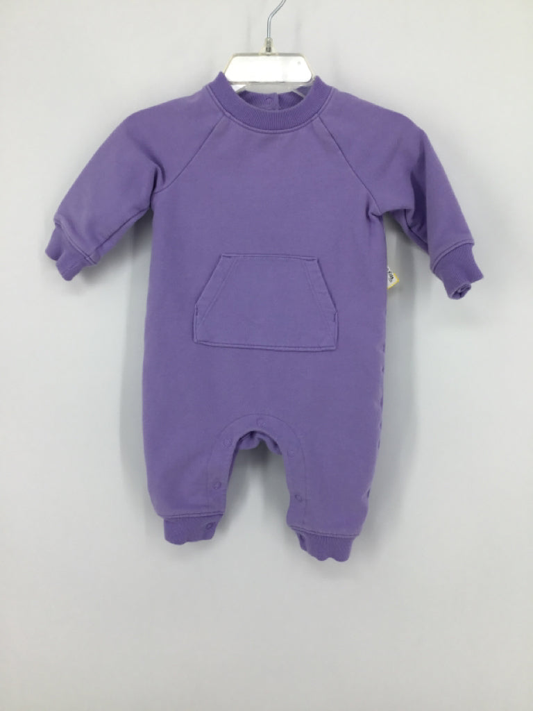primary Child Size 0-3 Months Purple Outfit - girls