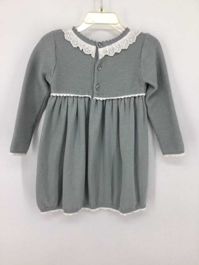 Edgehill Collection Child Size 24 Months Gray Dress - girls