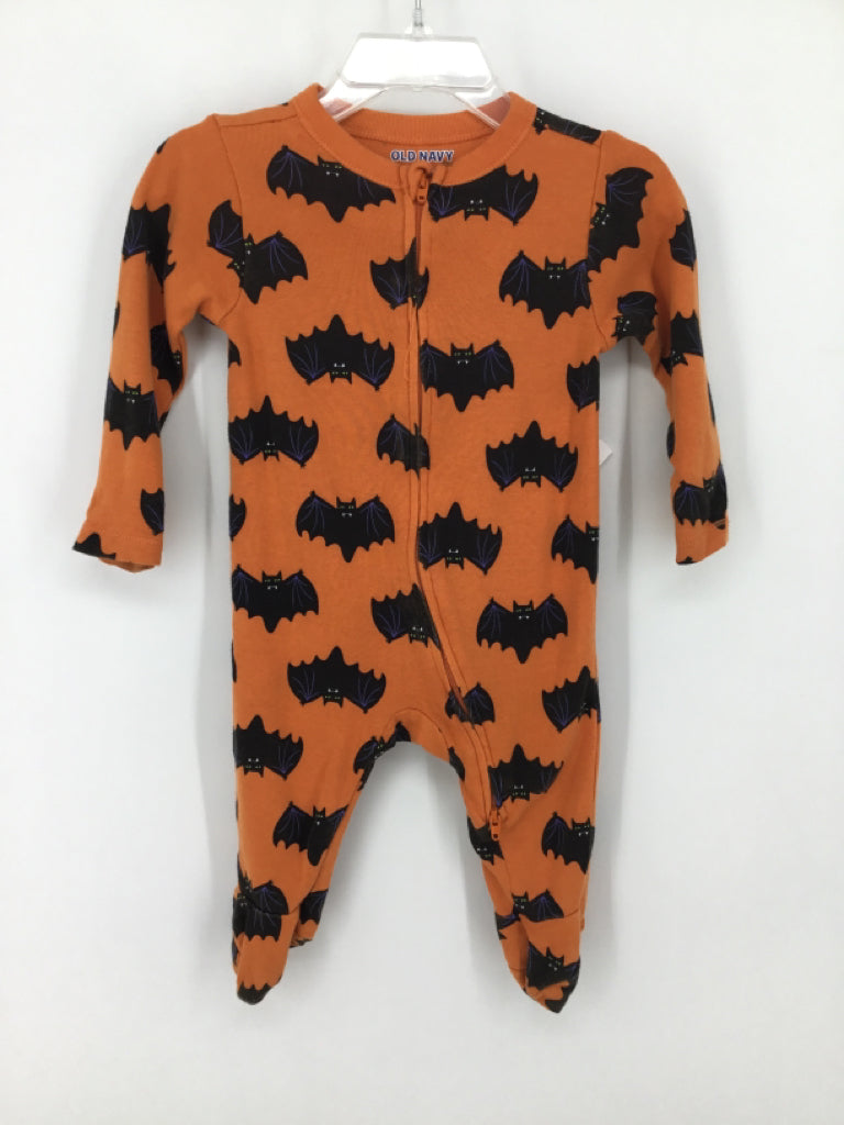Old Navy Child Size 3-6 Months Orange Halloween Sleeper