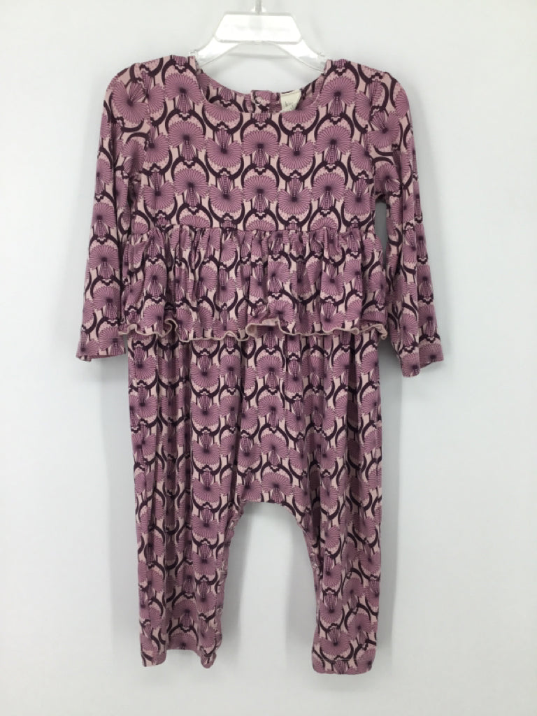 Kate Quinn Organics Child Size 18-24 Months Purple Outfit - girls