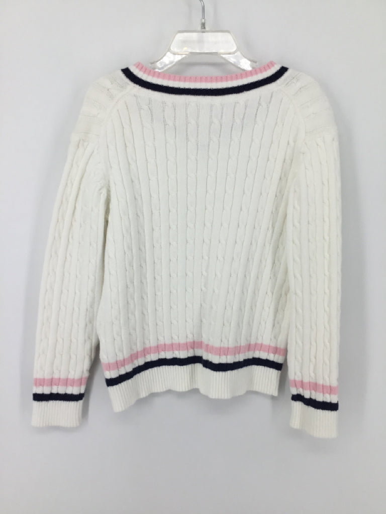 Janie and Jack Child Size 5 White Sweater - girls