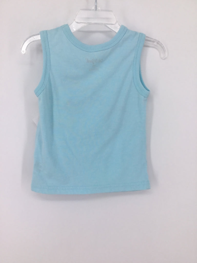 Cat & Jack Child Size 18 Months Blue Stars & Stripes Tank Top
