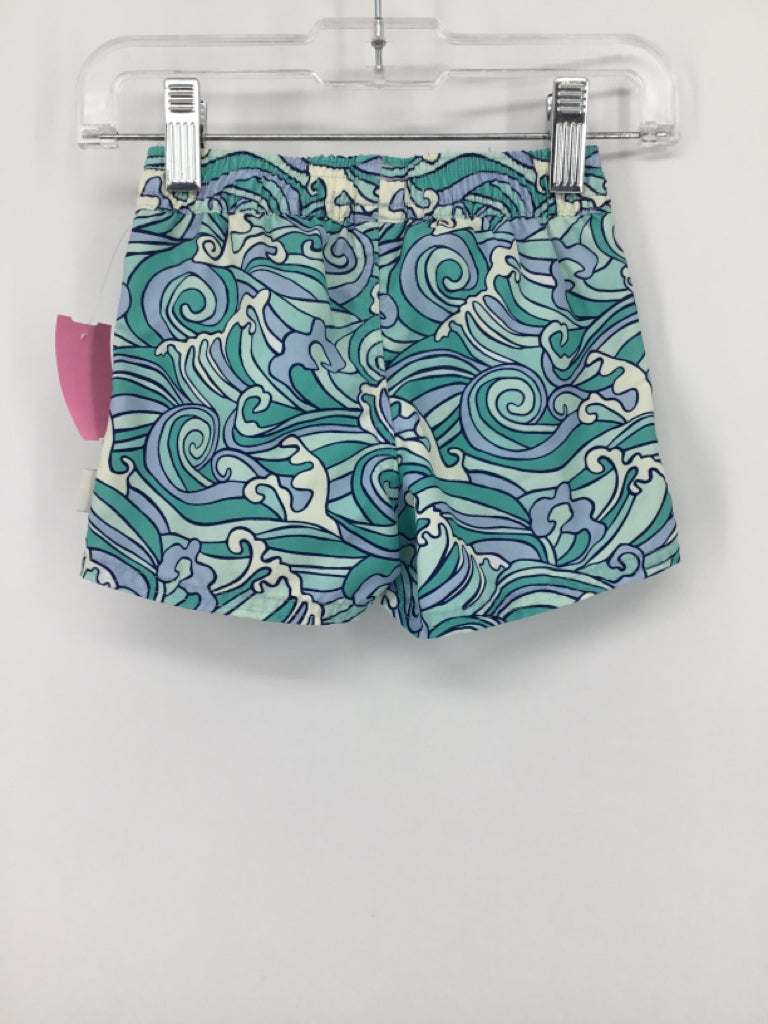 Quince Child Size 3-6 Months Blue Print Swimwear - boys