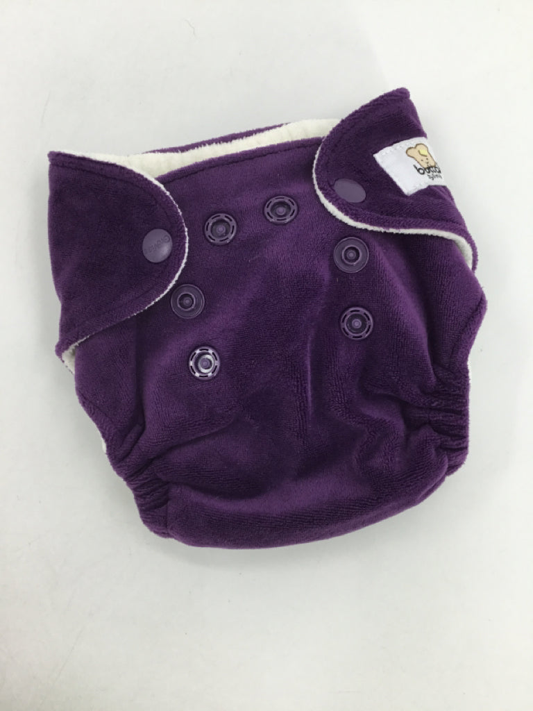 Grovia Child Size One Size Purple Solid All in One Cloth Diaper