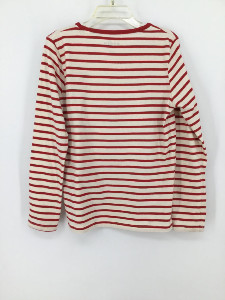Mini Boden Child Size 7 Red Christmas Shirt