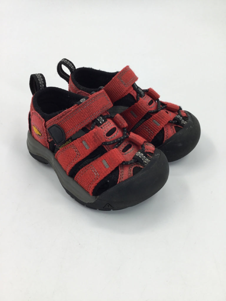 Keen Child Size 5 Toddler Red Sandals/Flip Flops