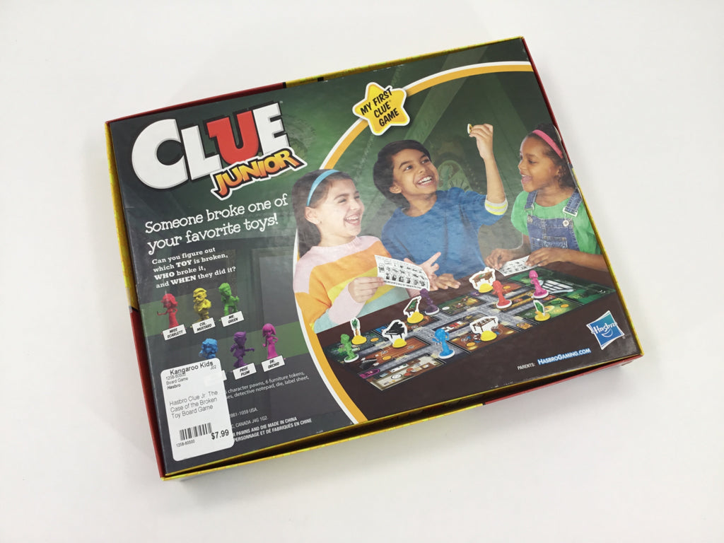 Hasbro Clue Jr: The Case of the Broken Toy Board Game