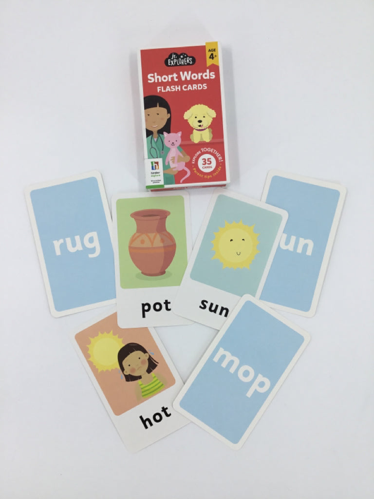 Hinkler Jr. Explorers Short Words Flash Cards