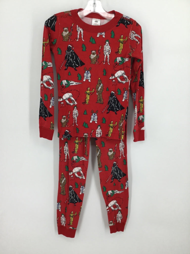 Hanna Andersson Child Size 8 Red Christmas Pajamas
