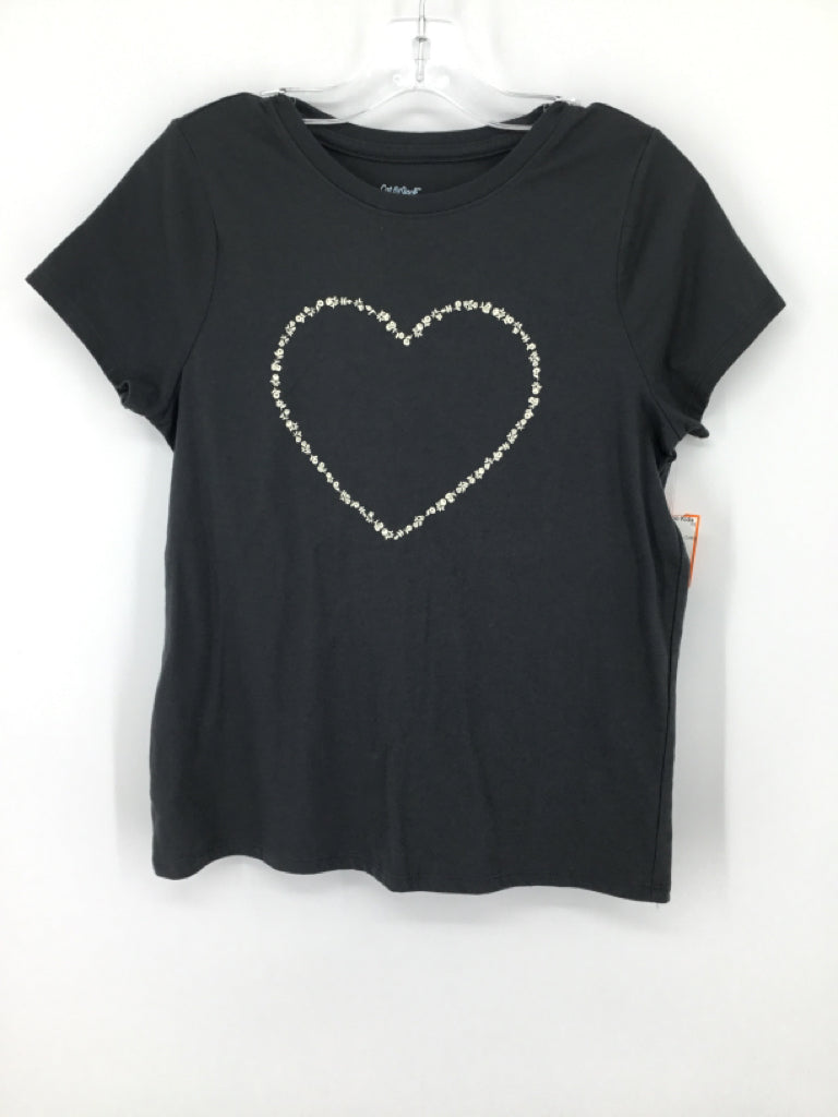 Cat & Jack Child Size 10 Gray T-shirt - girls