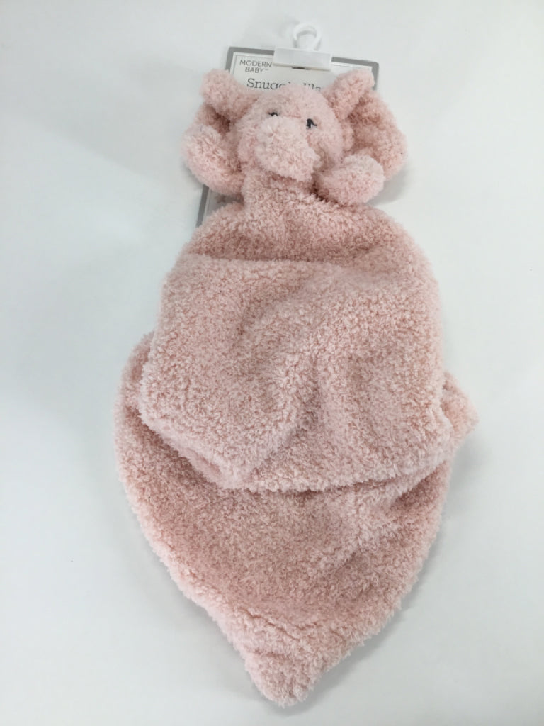 Modern Baby Pink Elephant Snuggle Blankie