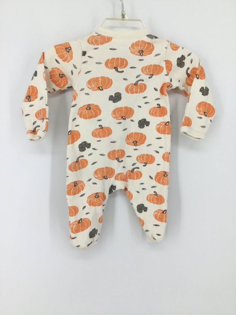 Little Planet Child Size Newborn Orange Halloween Sleeper