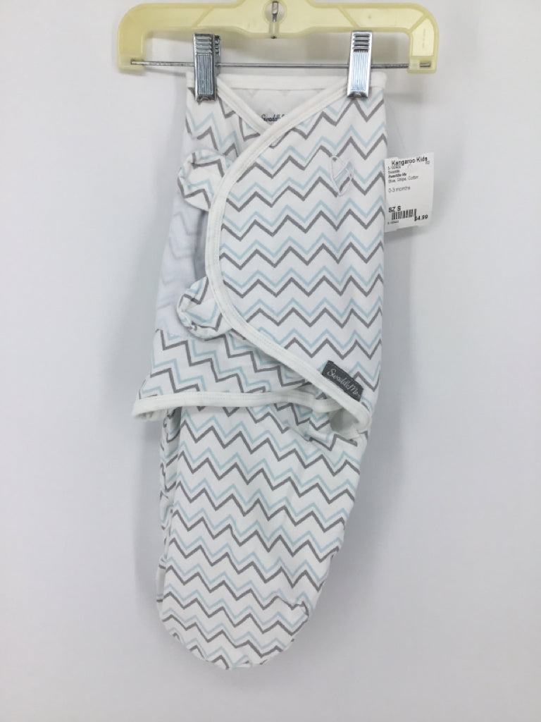 Swaddle Me Child Size S Blue Stripe Swaddle