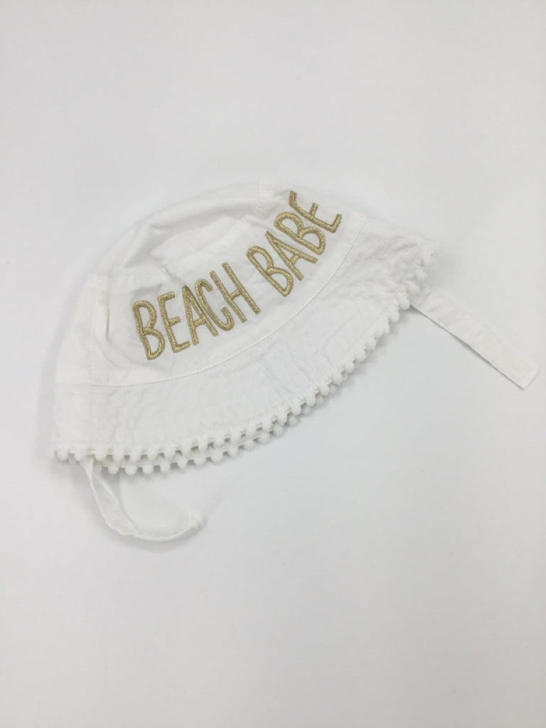 Baby Essentials Child Size 0-3 Months White Hats - girls