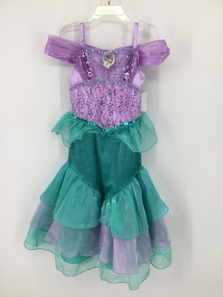 Disney Littel Mermaid Child Size 4 Purple Dress-Up