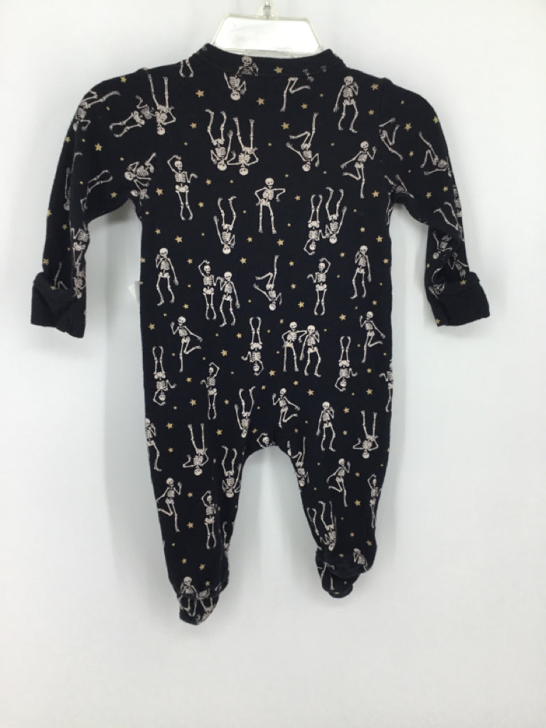 Old Navy Child Size 0-3 Months Black Halloween Sleeper