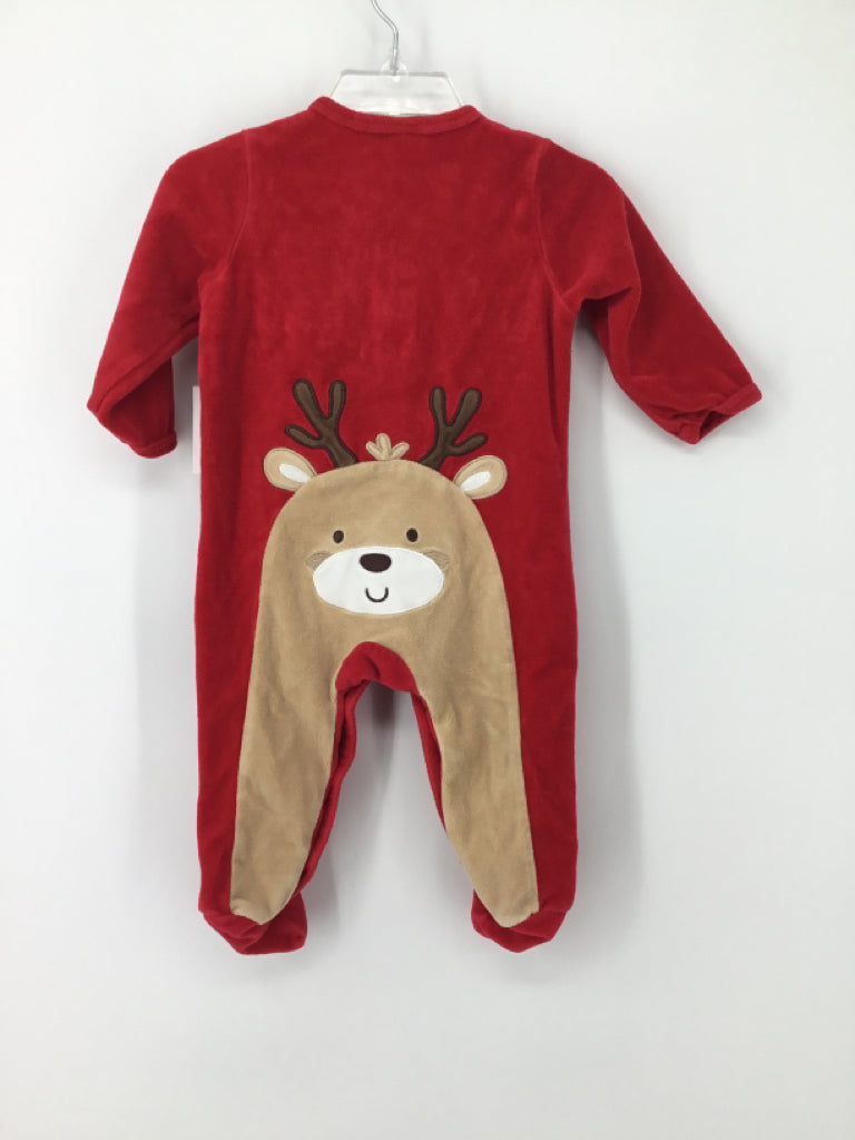 Little Me Child Size 9 Months Red Christmas Outfit