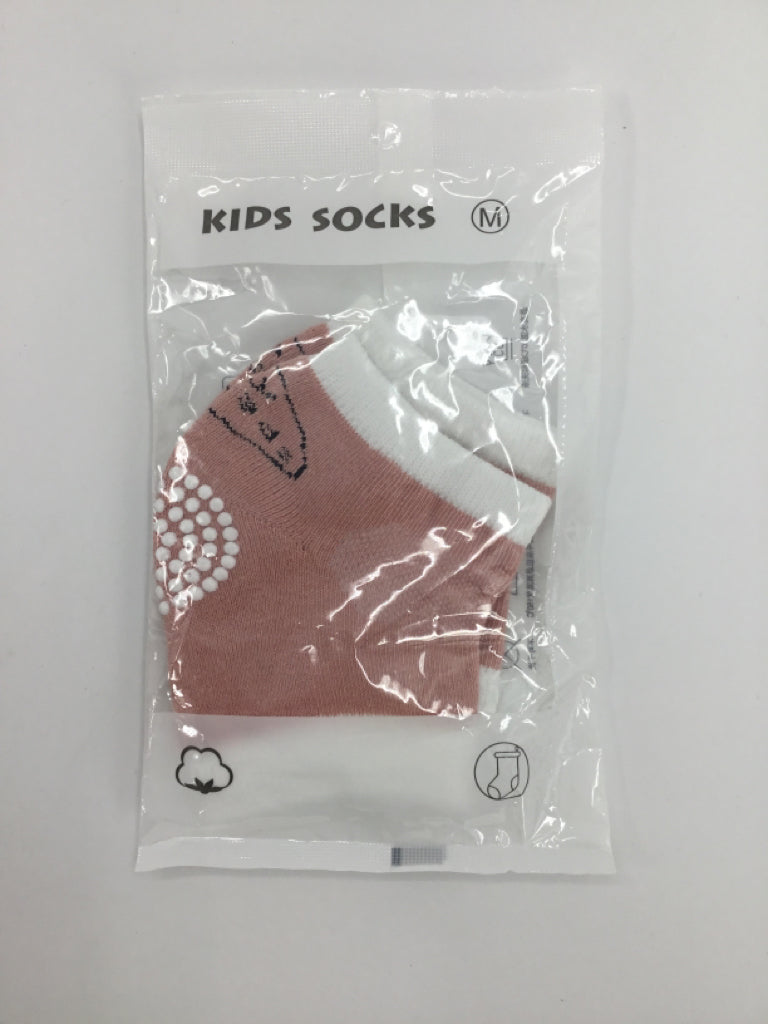 brandless Child Size M Pink Socks - girls