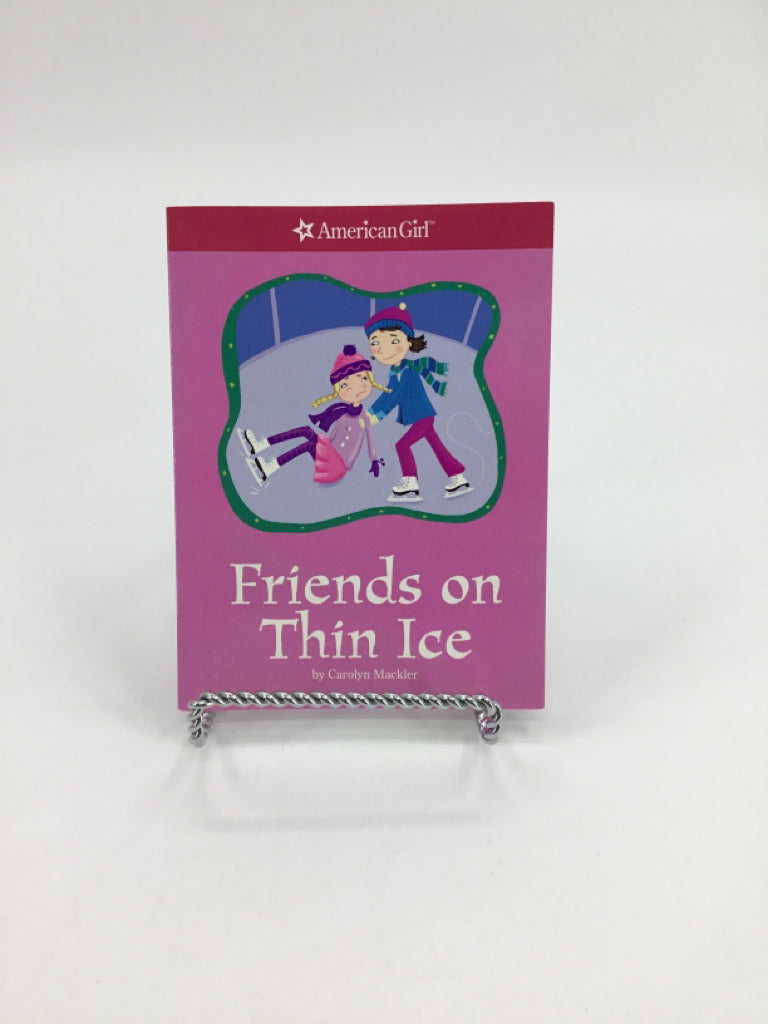 American Girl Friends on Thin Ice Paperback Book