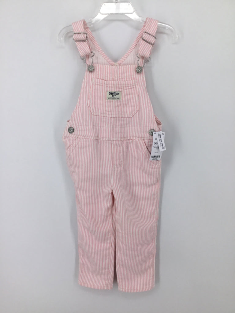 OshKosh B'gosh Child Size 2 Pink Overalls - girls