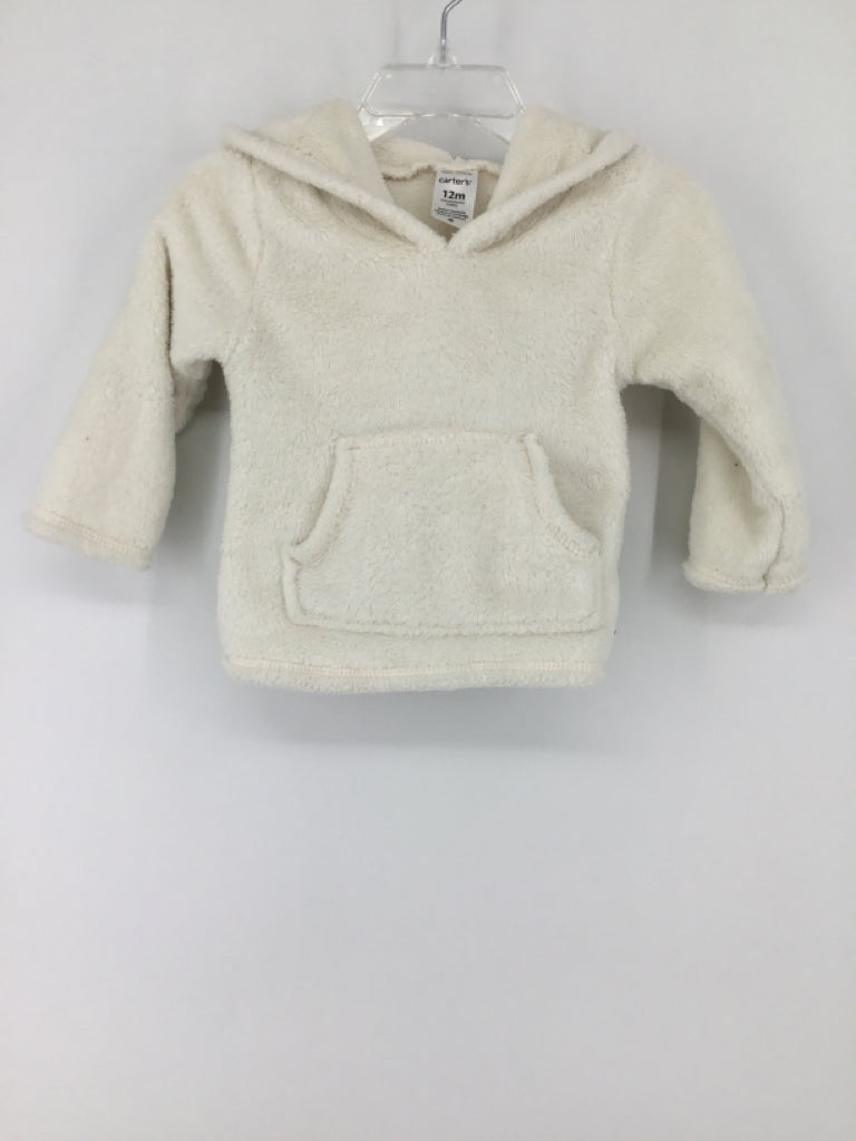 Carter's Child Size 12 Months White Shirt - girls