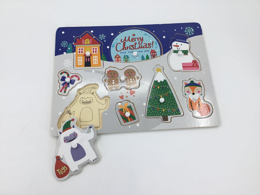Christmas Peg Puzzle