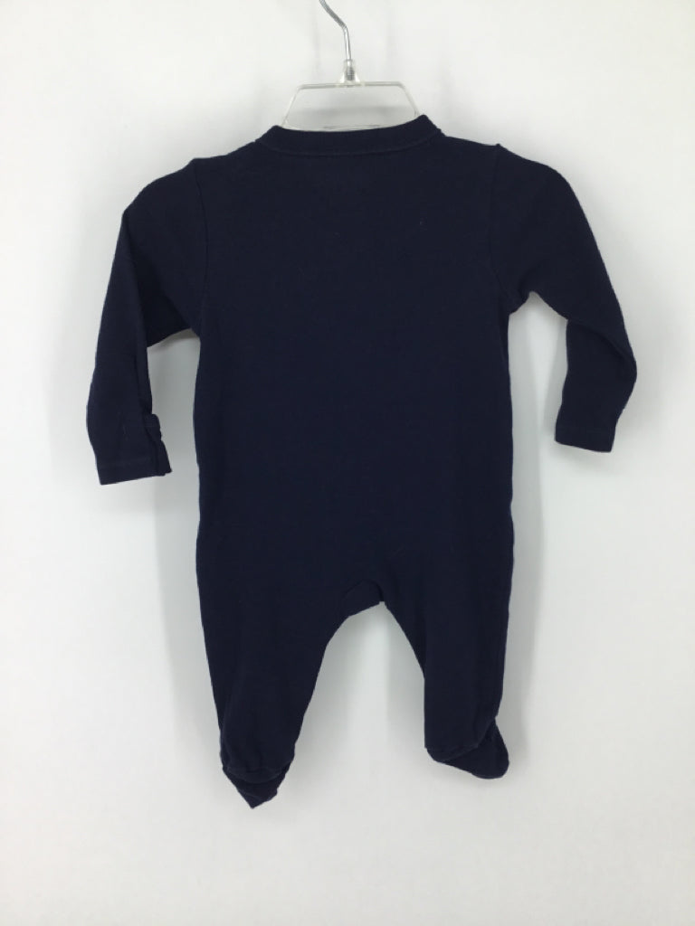 Old Navy Child Size 0-3 Months Navy Sleepers