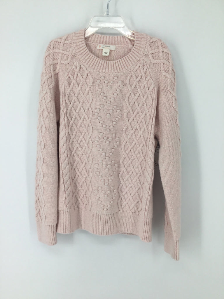 Crewcuts Child Size 10 Pink Sweater - girls