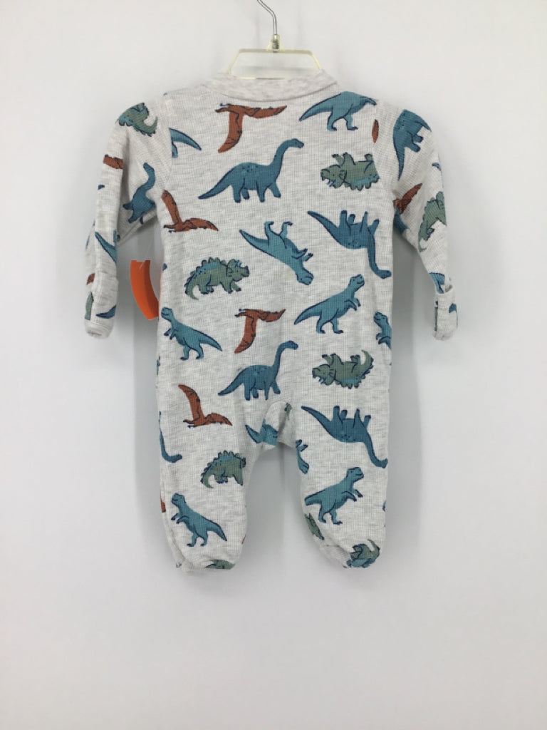 Just One You Made by Carters Child Size 3 Months Gray Sleepers