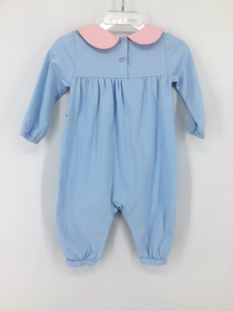 Stitchy Fish Child Size 6 Months Blue Outfit - girls