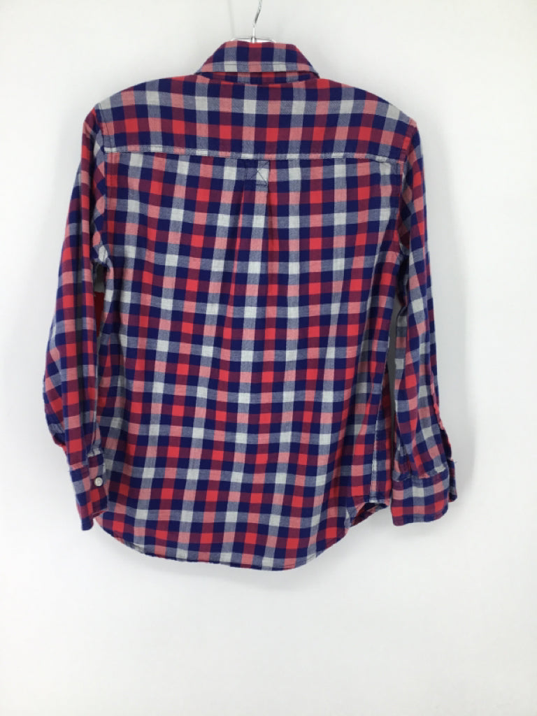 Crewcuts Child Size 8 Multi-Color Checkered Shirt - boys