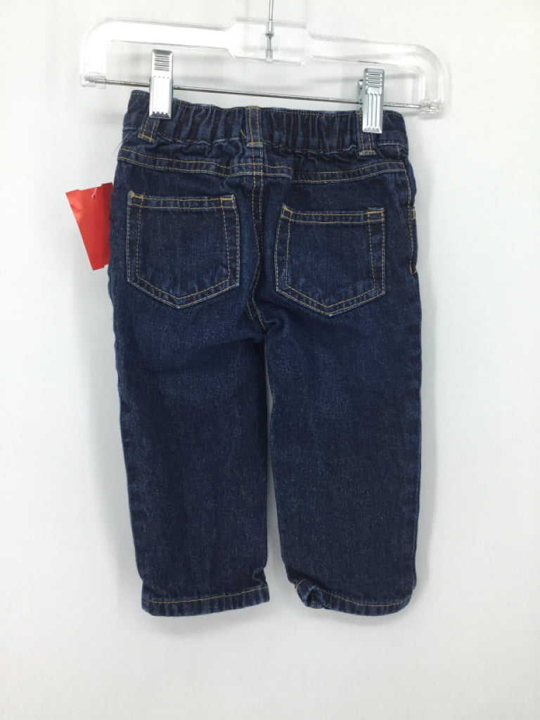Carter's Child Size 12 Months Blue Solid Jeans - boys