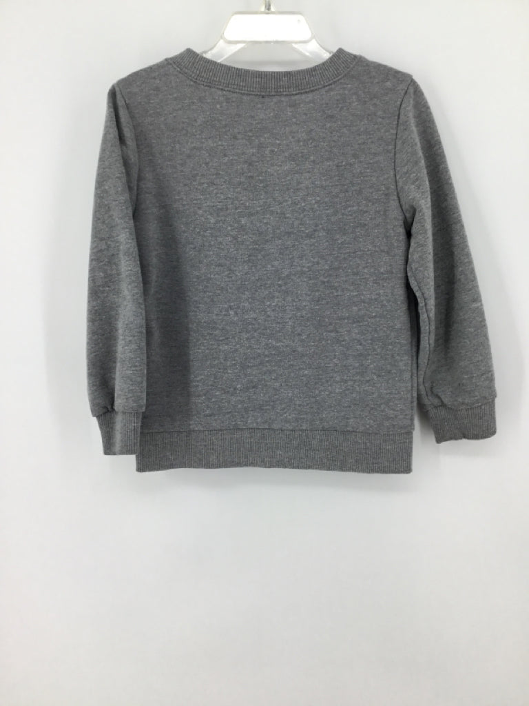 Carter's Child Size 4 Gray screen printed Sweatshirt - boys