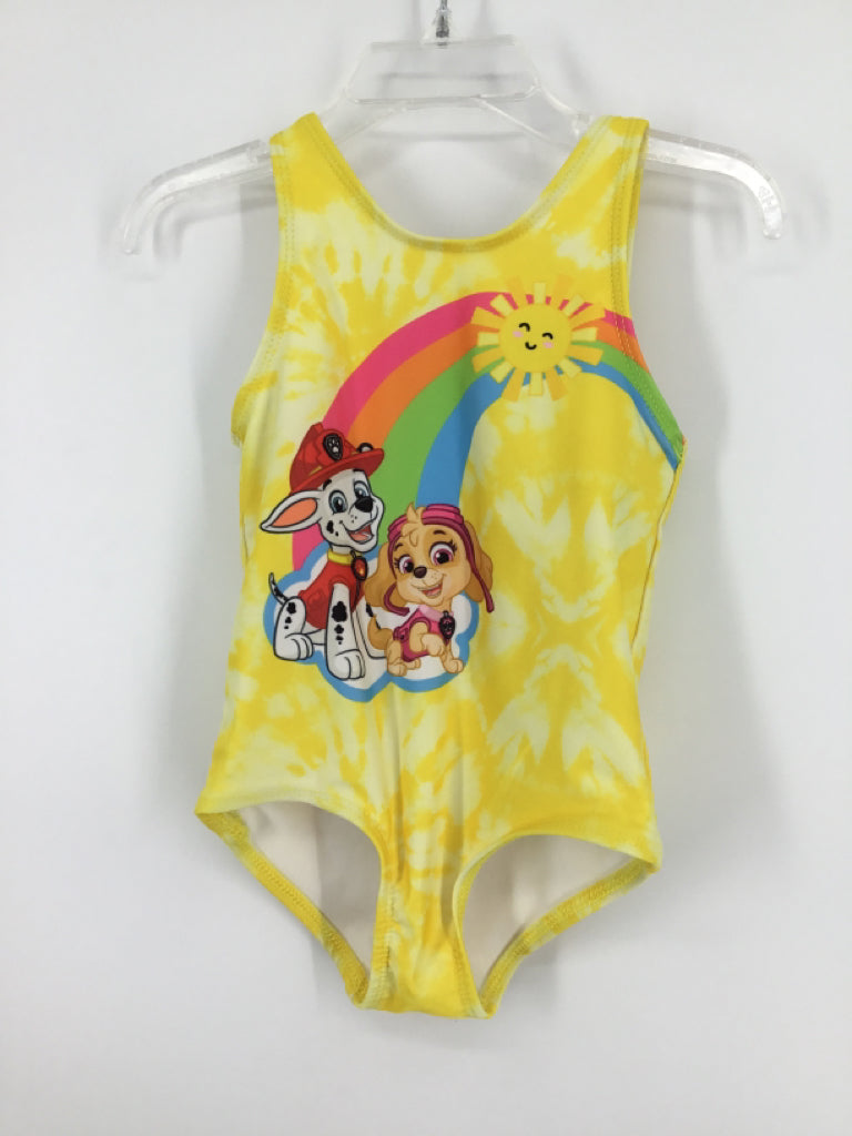 Paw Patrol Child Size 18 Months Yellow Swimwear - girls