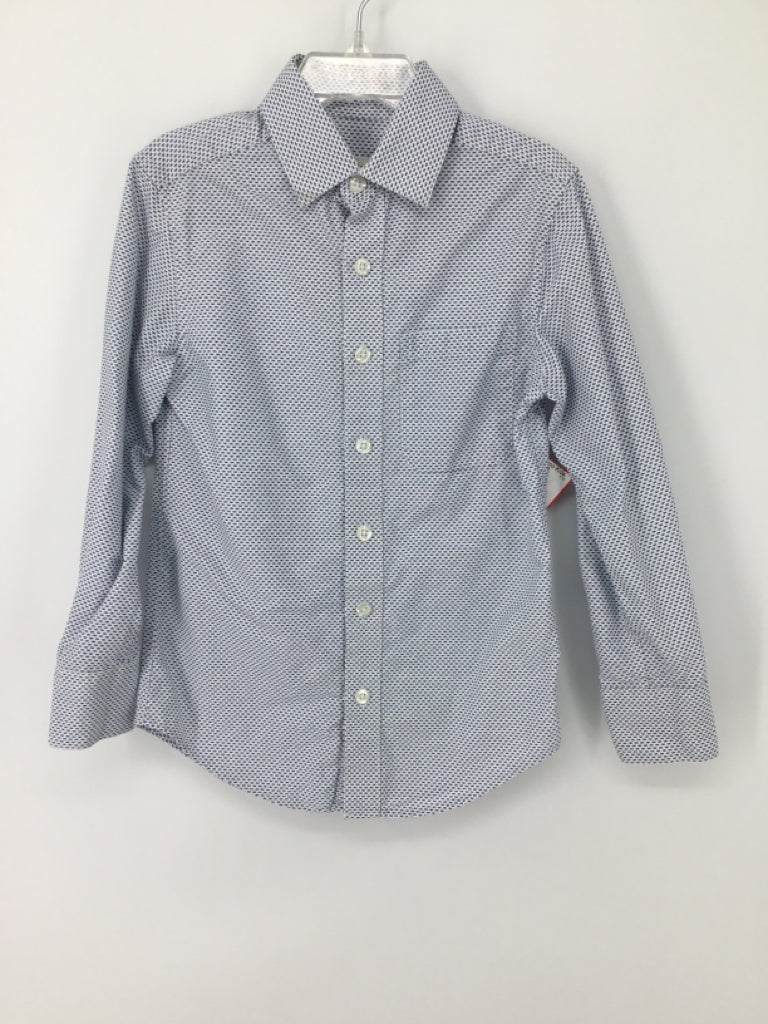 appaman Child Size 6 Blue Print Shirt - boys