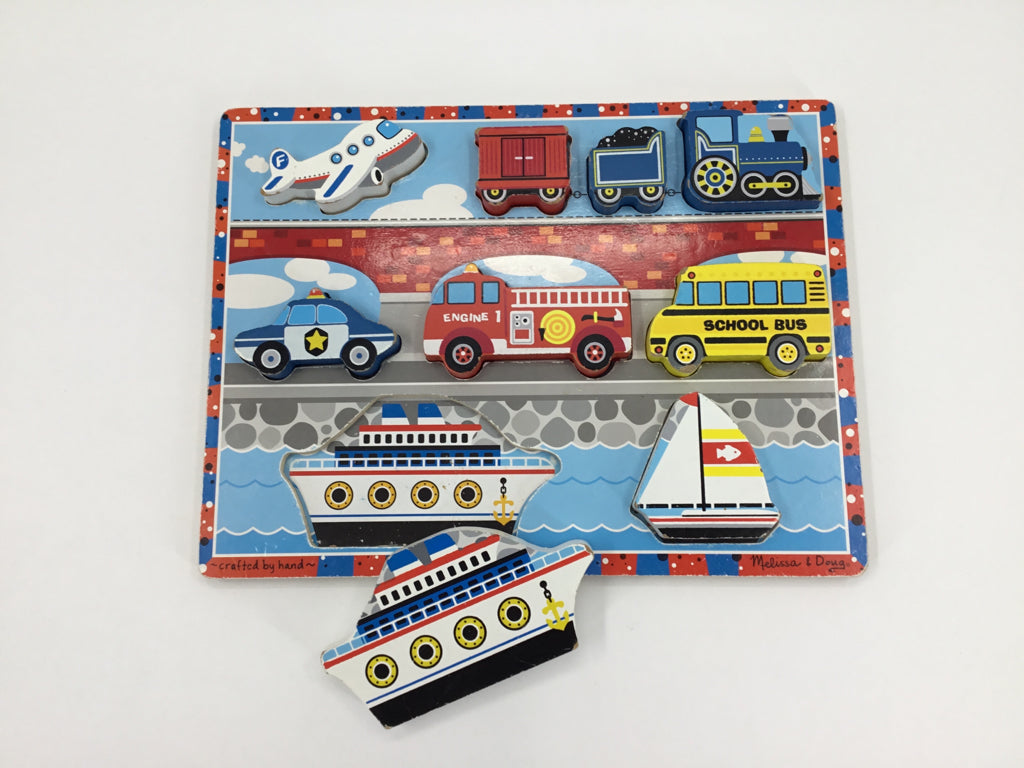 Melissa & Doug Chunky Vehicles Puzzle