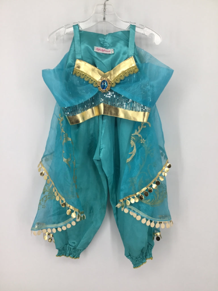 Genie Child Size 5 Teal Dress-Up
