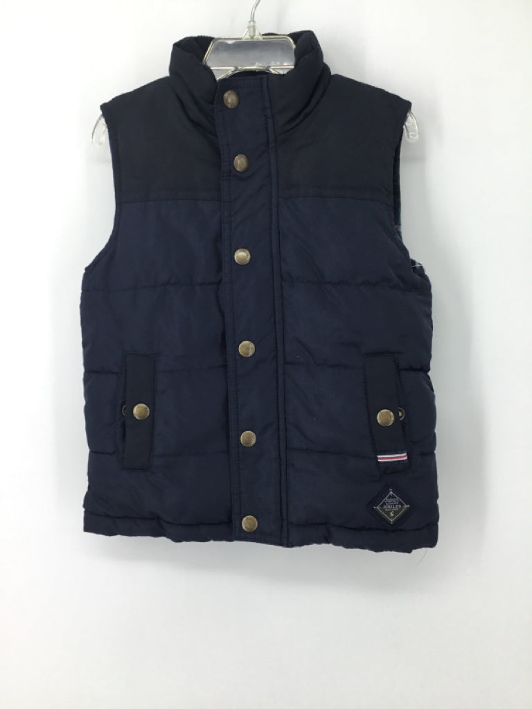 Joules Child Size 4 Navy Solid Outerwear - boys