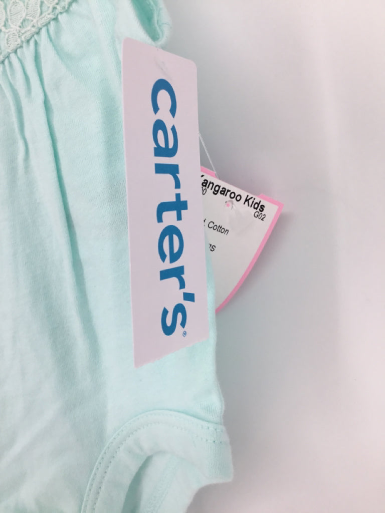 Carter's Child Size Newborn Blue Onesie