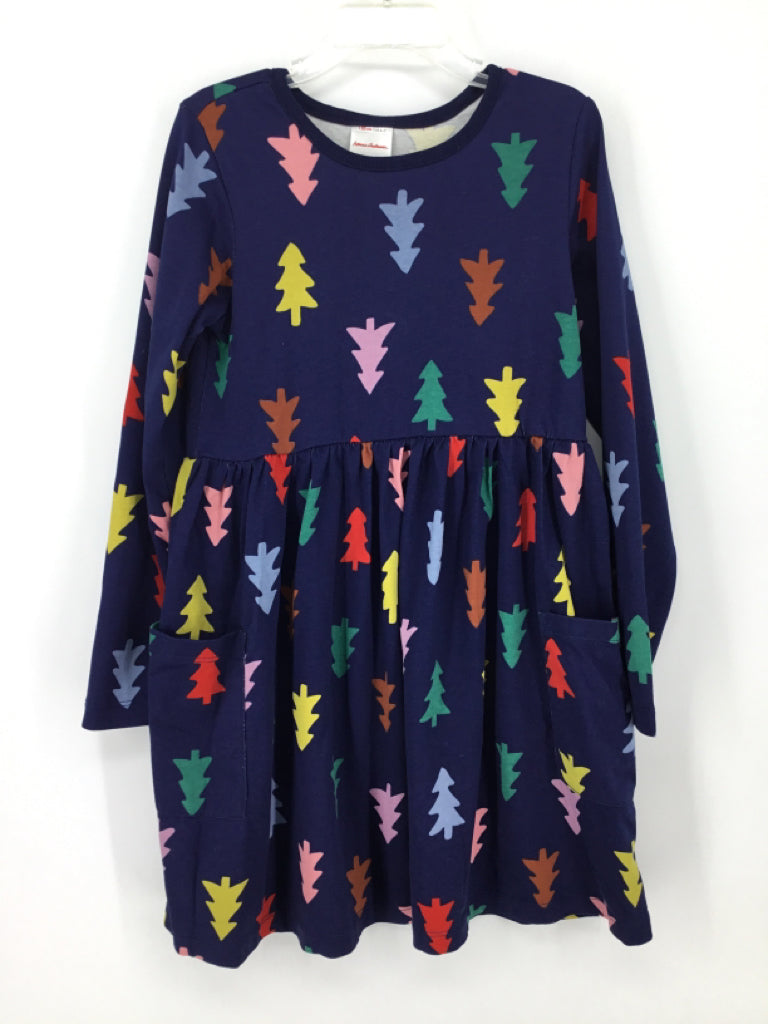 Hanna Andersson Child Size 6 Blue Christmas  Dress