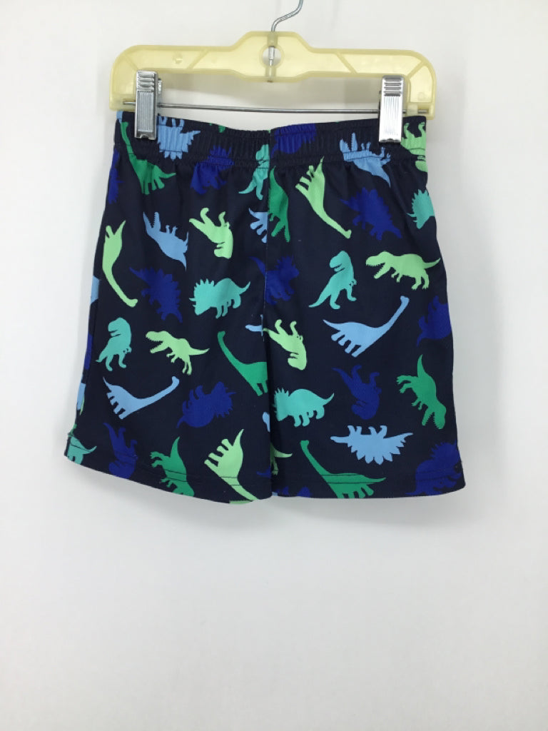 Childrens Place Child Size 4 Navy Dinosaur Shorts - boys