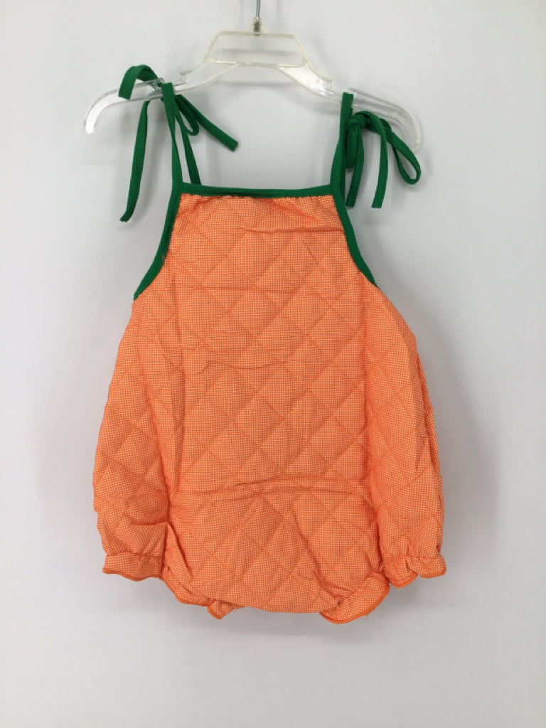 brandless Child Size 12 Months Orange Jack-o-Lantern Halloween Costume