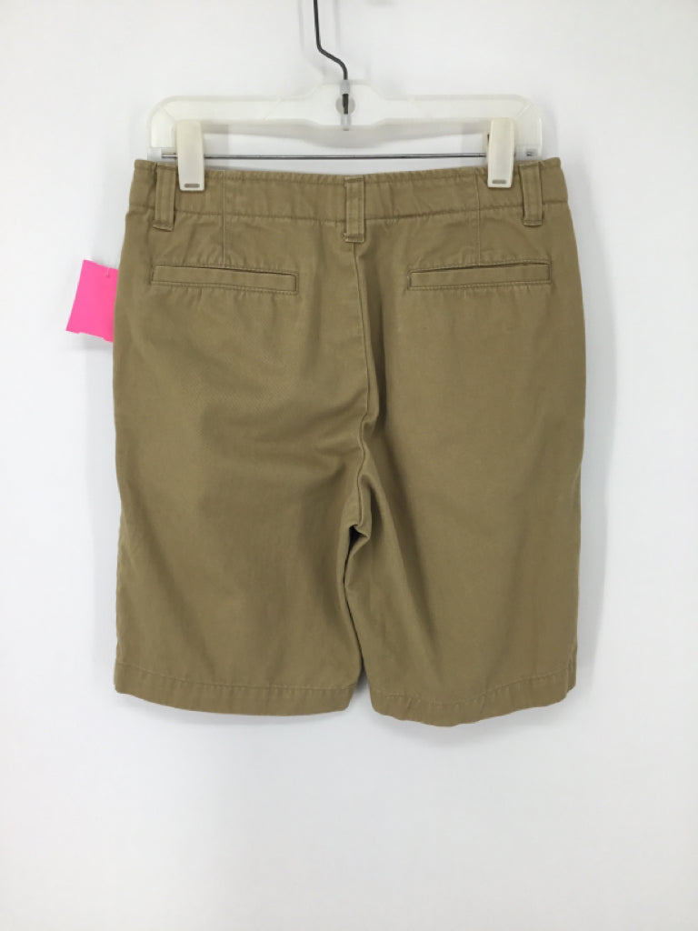 Lands' End Child Size 12 Tan Solid Shorts - boys
