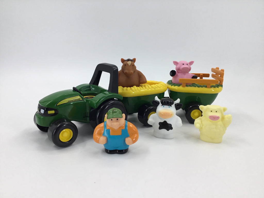 Tomy John Deere Animal Sounds Hayride Toy