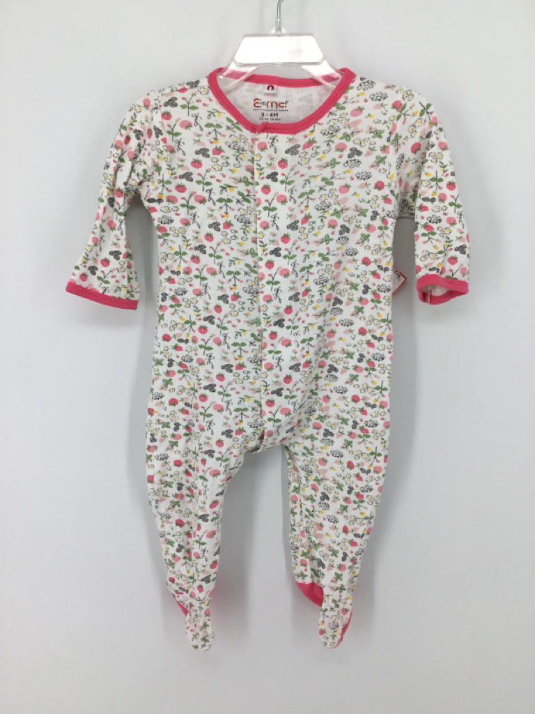 E=MC2 by Magnetic Me Child Size 3-6 Months Pink Sleepers
